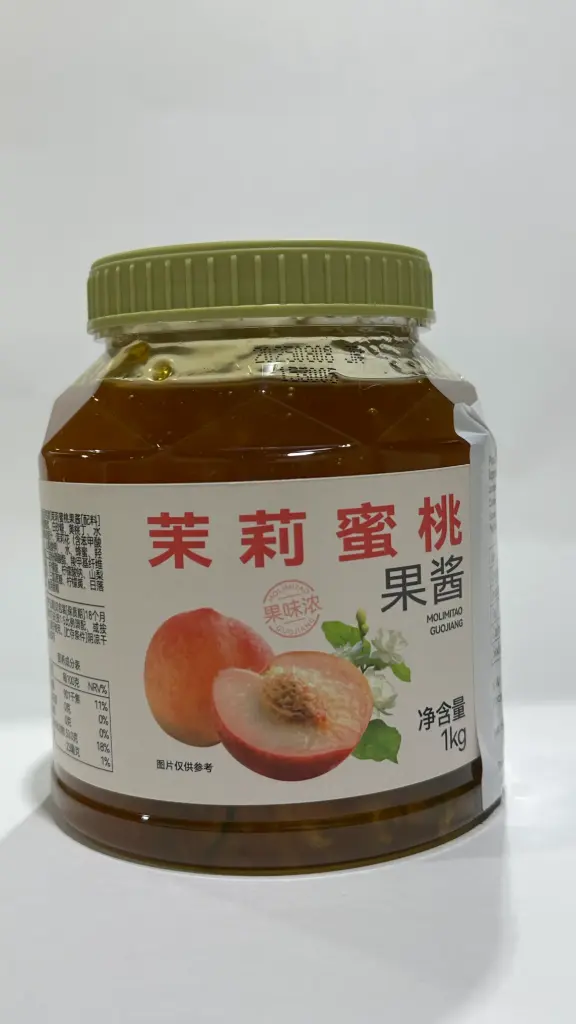 [130300045] JASMINE HONEY PEACH JAM 茉莉蜜桃味酱 | 1kg x 12 jars / Carton