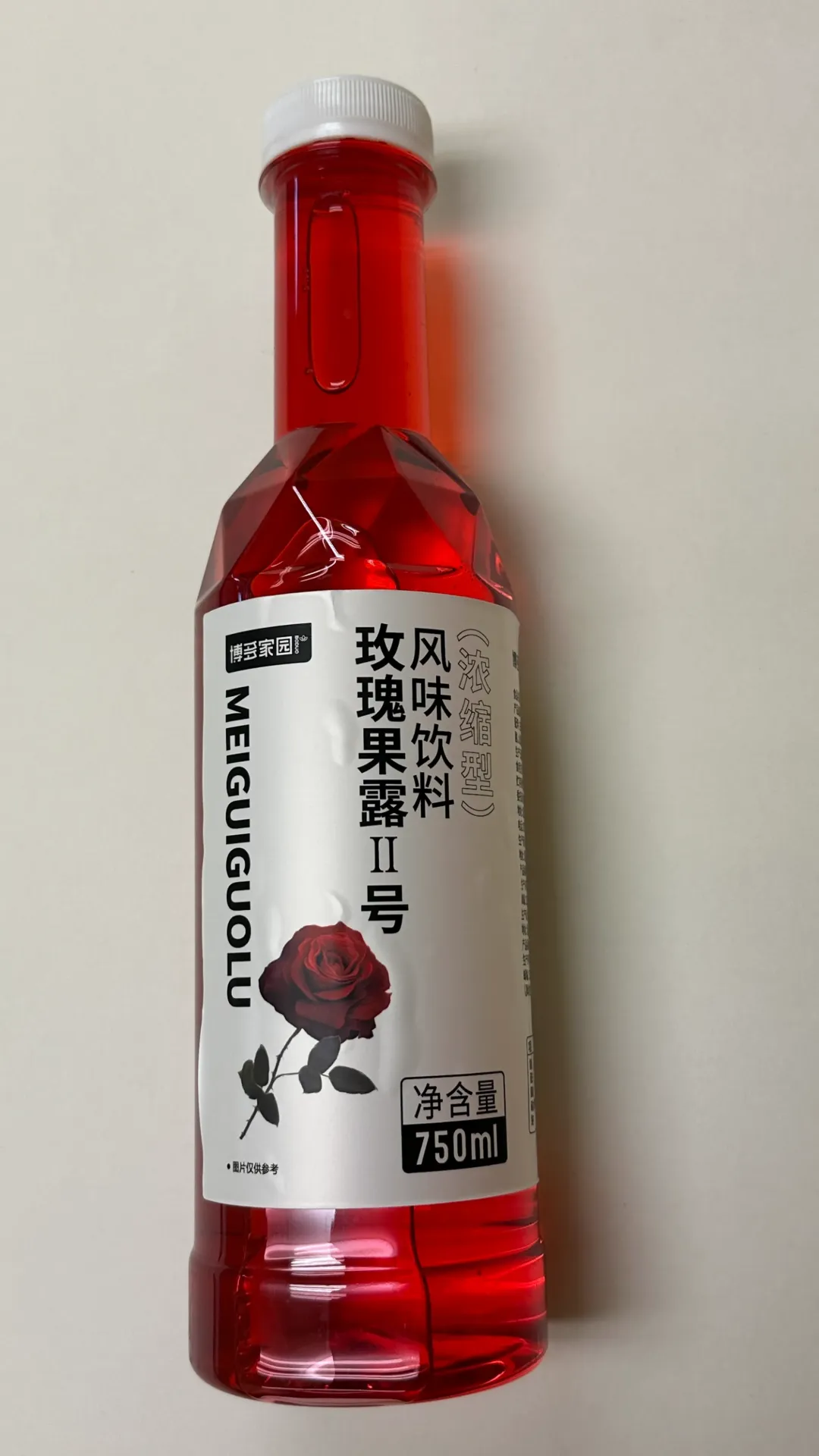 [130100042] ROSE CONCENTRATED SYRUP NO.2 玫瑰果露风味饮料2号 | 750mL x 12 bottles / Carton