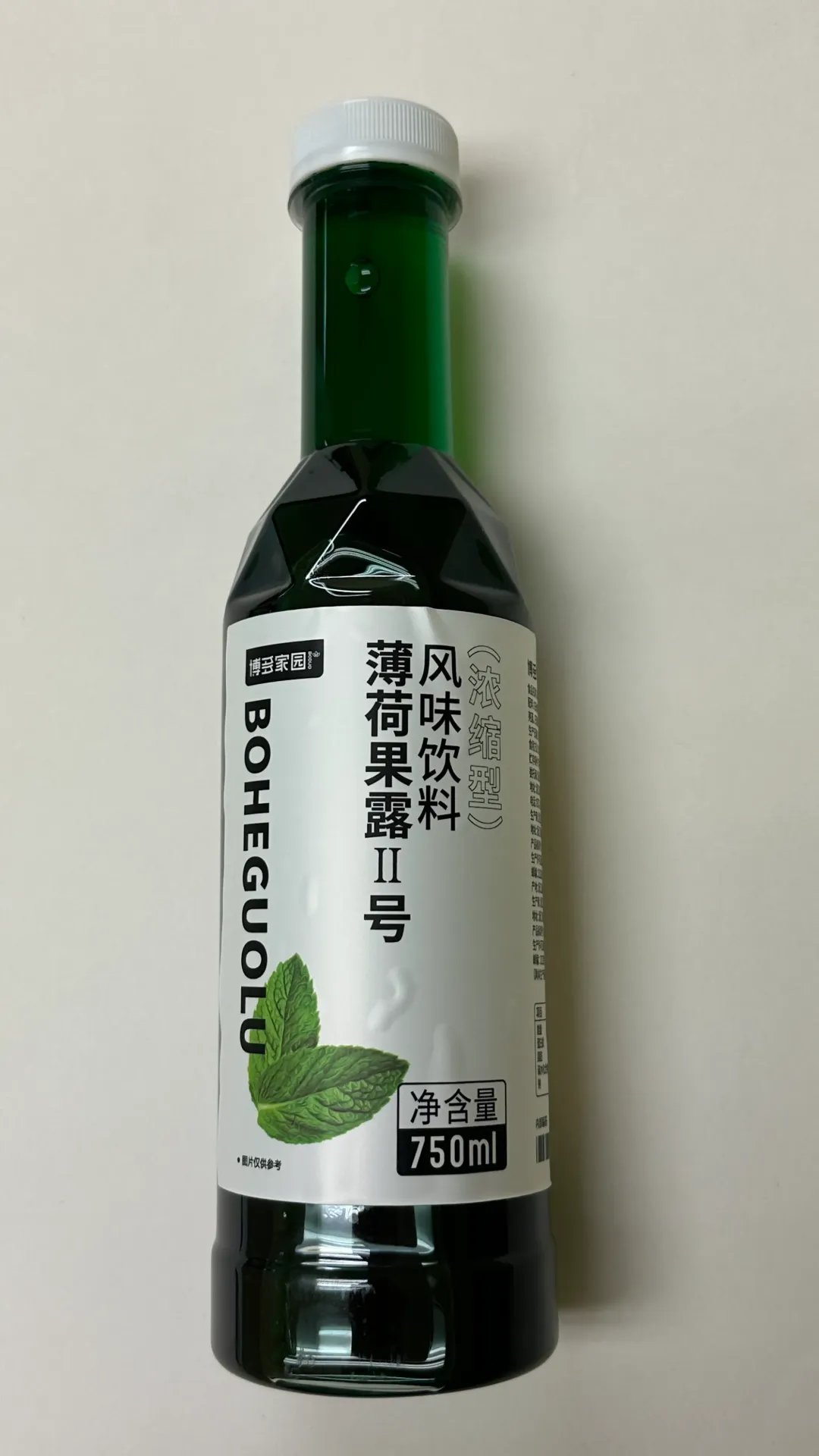 [130100043] MINT CONCENTRATED SYRUP NO.2 薄荷果露风味饮料2号 | 750mL x 12 bottles / Carton