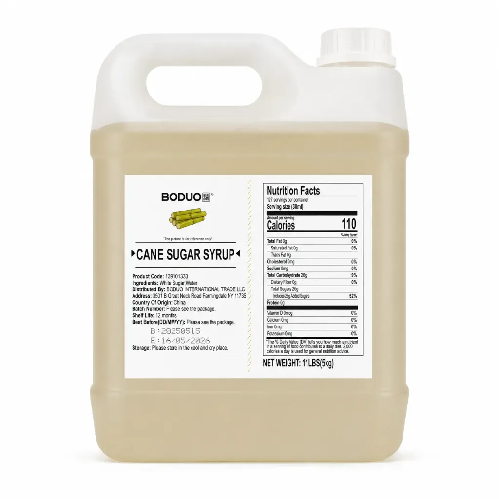 [1391013331] SUGARCANE SYRUP 蔗糖糖浆 | 5kg x 4 cans / Carton