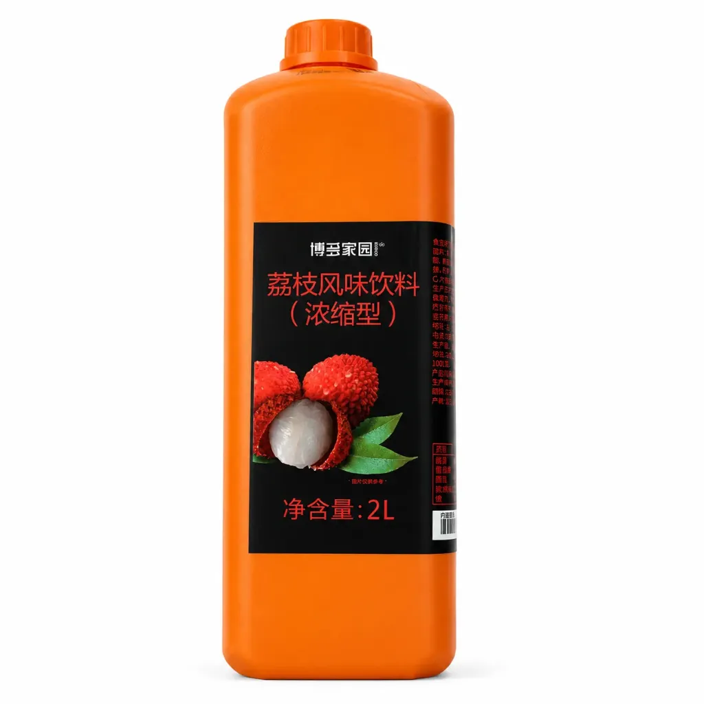[130100013] LYCHEE SYRUP 荔枝味糖浆 | 2L × 8 bottles / Carton