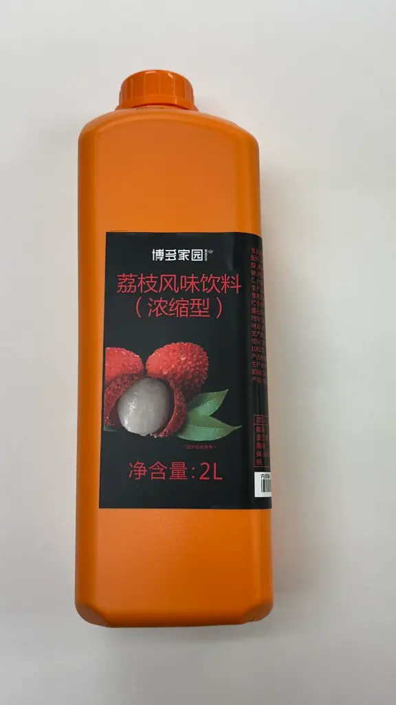 [130100013] LYCHEE SYRUP 荔枝味糖浆 | 2L × 8 bottles / Carton
