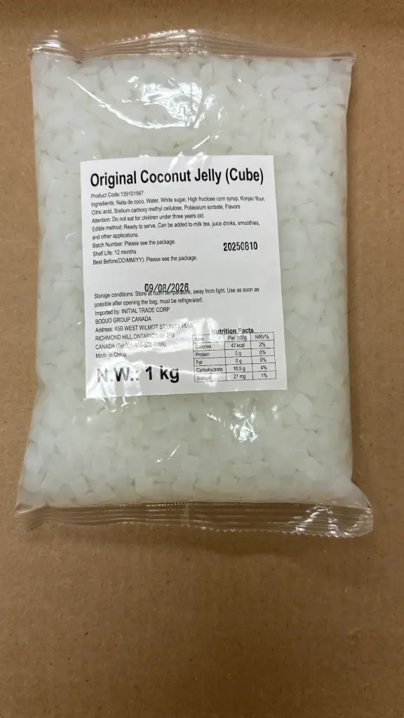 [139101300] ORIGINAL COCONUT BITS JAM 原味椰果果粒果味酱 | 1kg x 20 bags / Carton