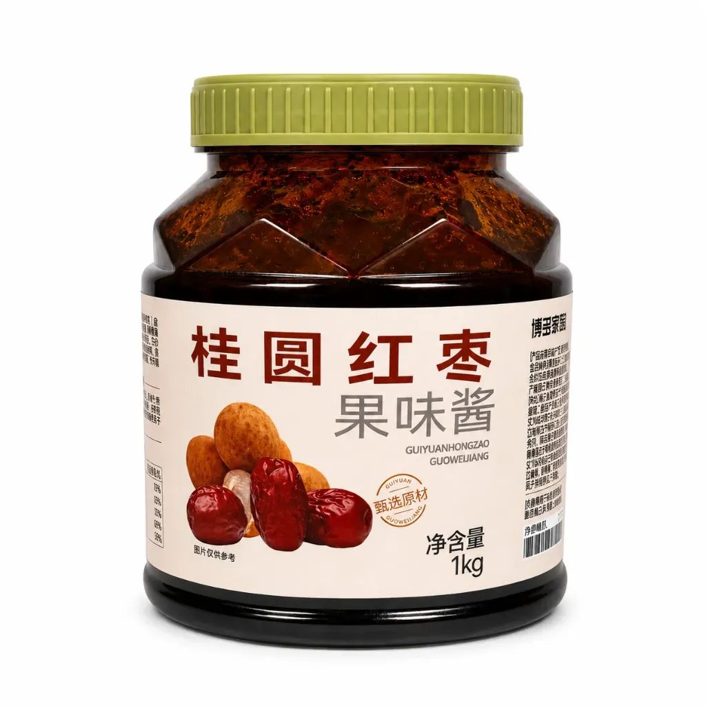 [130300007] LONGAN JUJUBE JAM 桂圆红枣果味酱 | 1kg x 12 jars / Carton