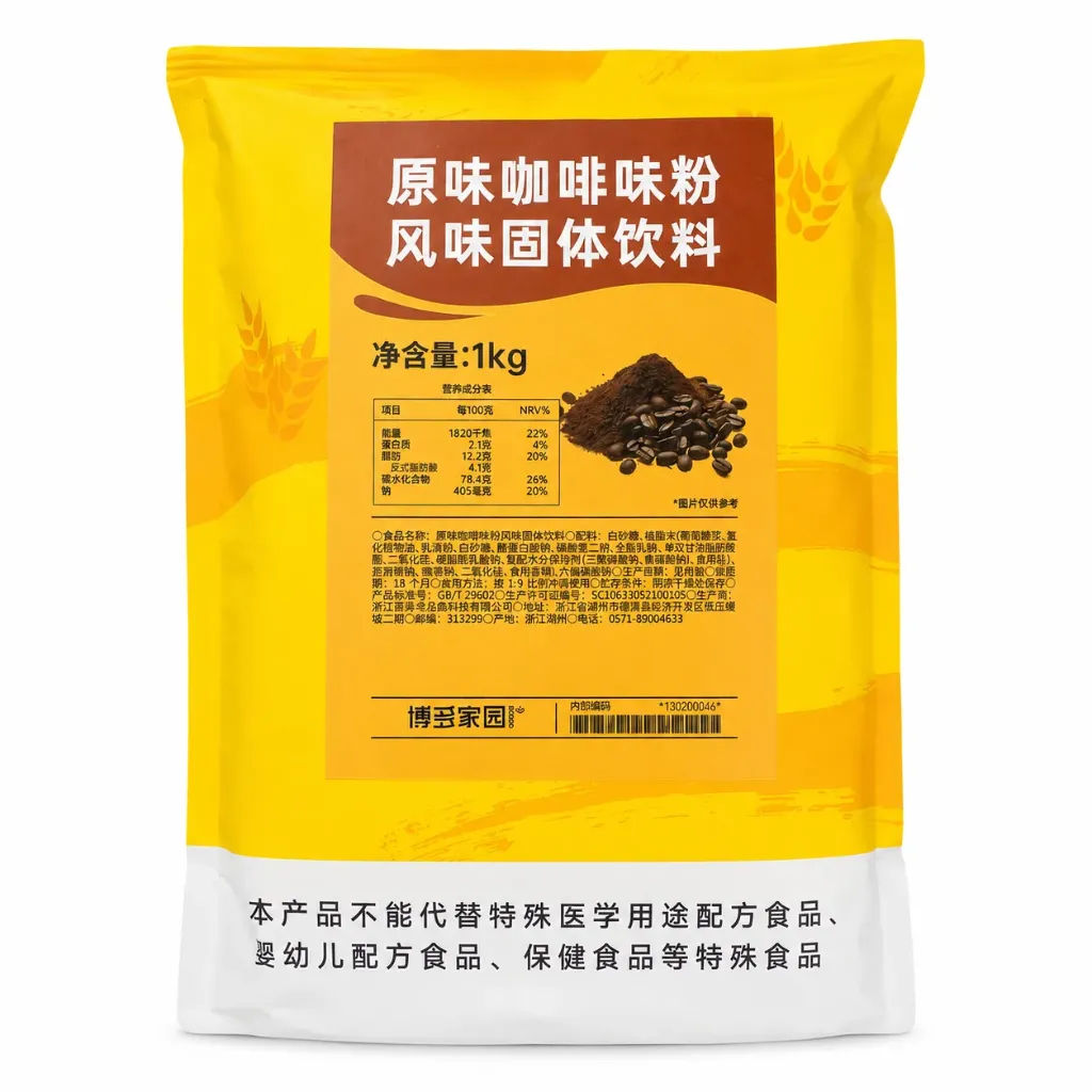 ORIGINAL COFFEE POWDER 原味咖啡味粉固体饮料 | 1kg x 20 bags / Carton