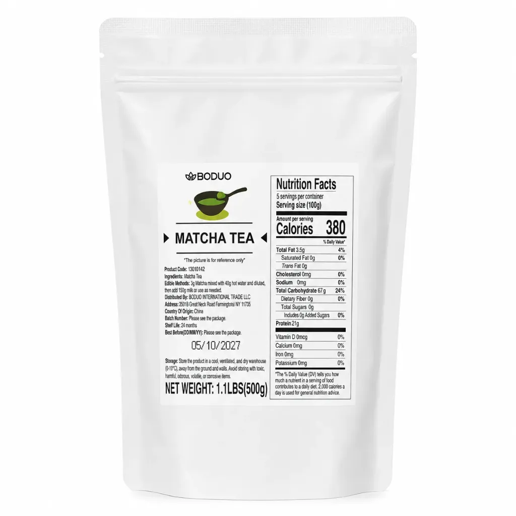 PREMIUM MATCHA 美标抹茶粉US(NY) | 500g x 20 bags / Carton
