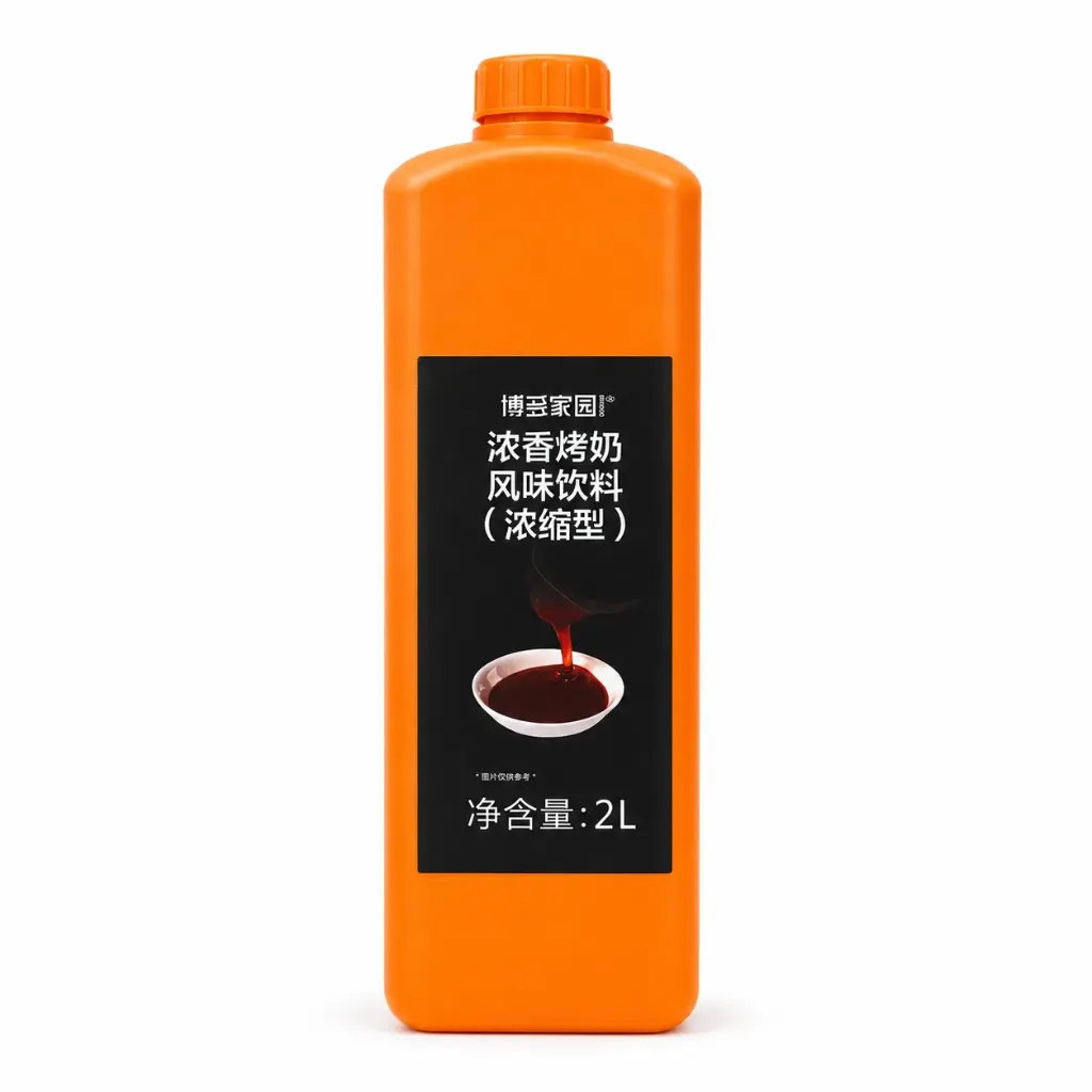 [130100260] ROASTED MILK SYRUP 浓香烤奶风味饮料 | 2L x 8 bottles / Carton